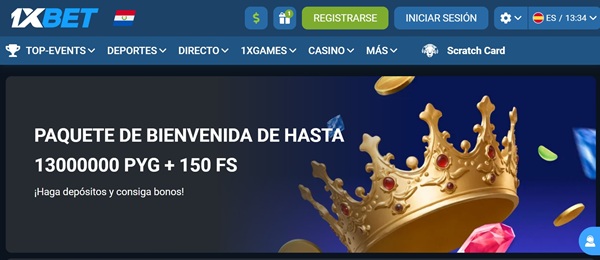 Bono de Bienvenida de 1xbet Casino