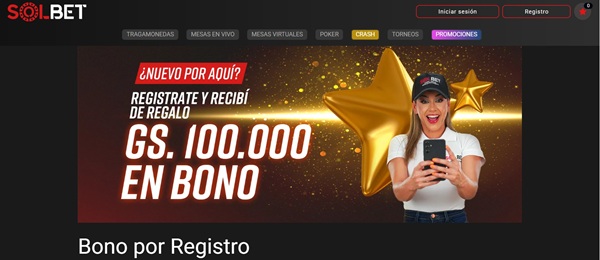 Bono sin Depósito de Solbet Casino