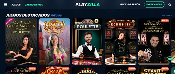Casino en Vivo de Playzilla Paraguay
