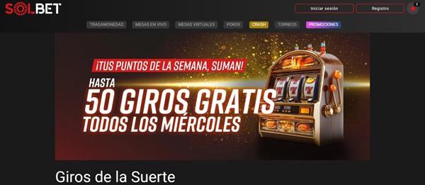 Giros Gratis de Solbet Paraguay