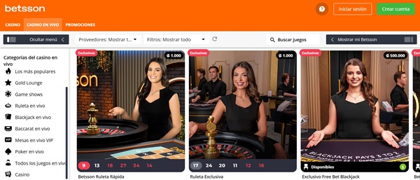 Ruleta Online en Betsson